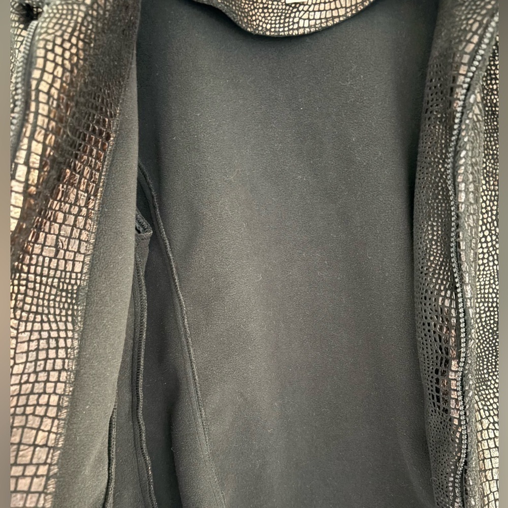 Ameri Mode Metallic Browntextured Jacket Size L - image 5